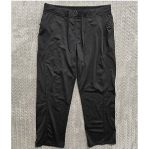 HYLETE Mens XL Black Training Pants Workout Drawstring Zip‎ Pockets 32 Inseam